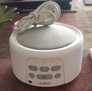 Likii Portable White Noise Machine – 24 Soothing Sounds, Rechargeable